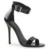 Pleaser - AMUSE10 Ankle strap sandal - Black Product image